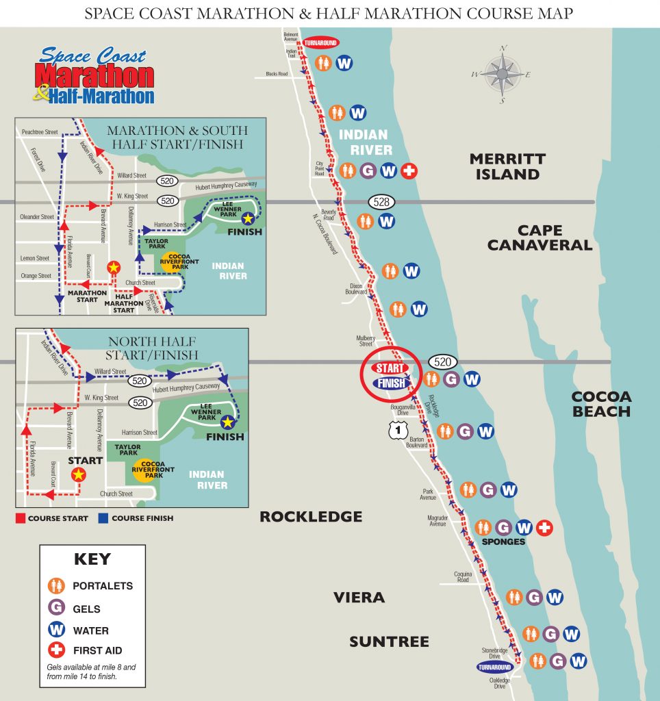 Course Info Space Coast Marathon & HalfMarathon